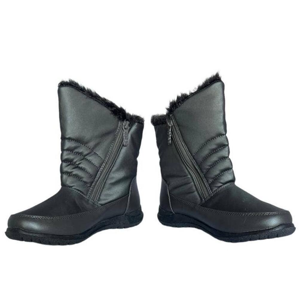 💎✨BRAND NEW✨💎 Totes MARTHA Pewter Women's boots size 6 - Picture 3 of 7